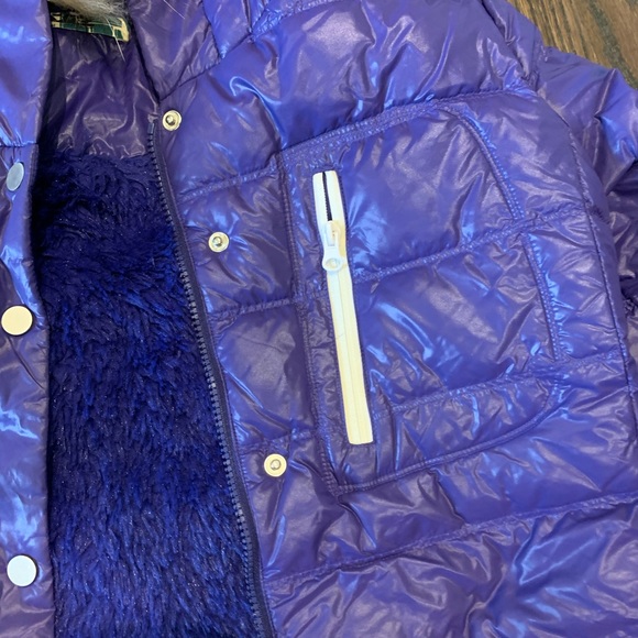 Purple winter jacket/puffer warm almost new - Picture 5 of 8
